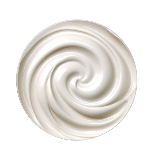 beauté blanche vue de dessus crème. texture isolée - Photo, image