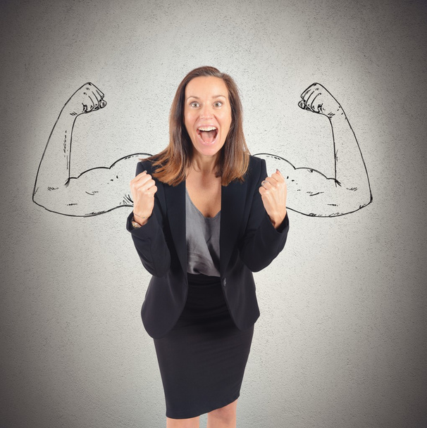 Geschäftsfrau mit innerer Stärke - Foto, Bild