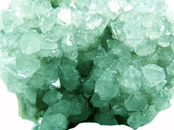 Apofylliet geode geologische kristallen  - Foto, afbeelding