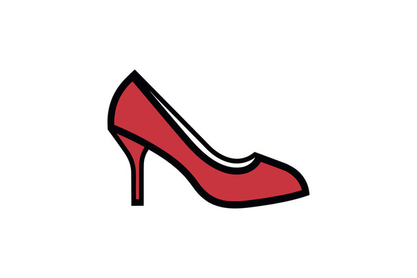 obrázek ženského vektoru obuvi - Vektor, obrázek