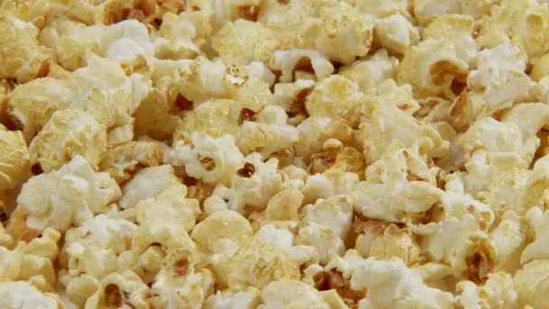 Tasty popcorn background - Footage, Video