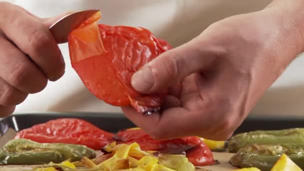Papriky jsou oloupané - Záběry, video