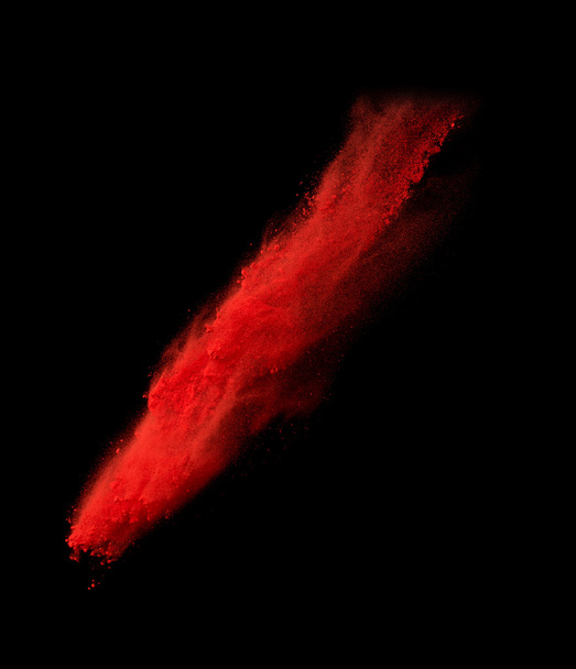 Color powder explosion isolated on black - Φωτογραφία, εικόνα