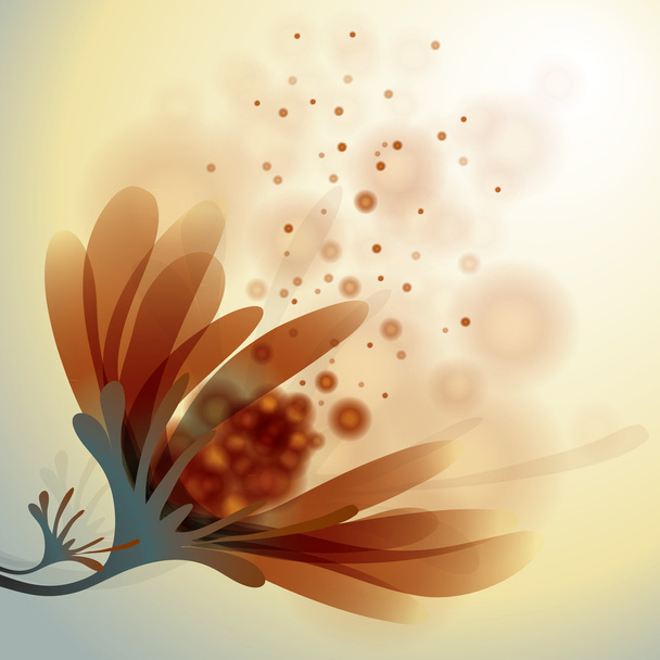 Abstract flower - Vector, Image