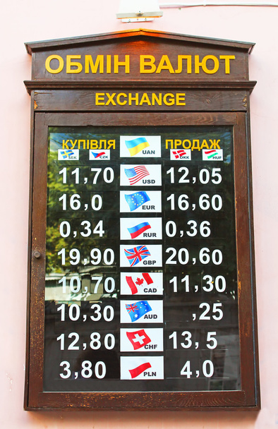 cena wymiany walut - Zdjęcie, obraz
