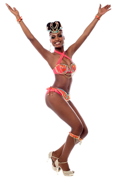Woman in a carnival costume - Valokuva, kuva