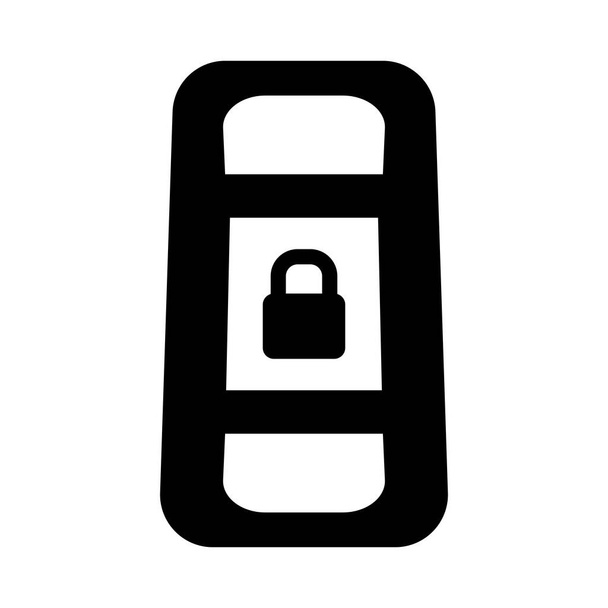 Keyless Vector Glyph Icon For Personal And Commercial Use - Vector, Image
