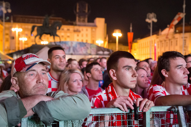 Croatian football fans - Foto, imagen