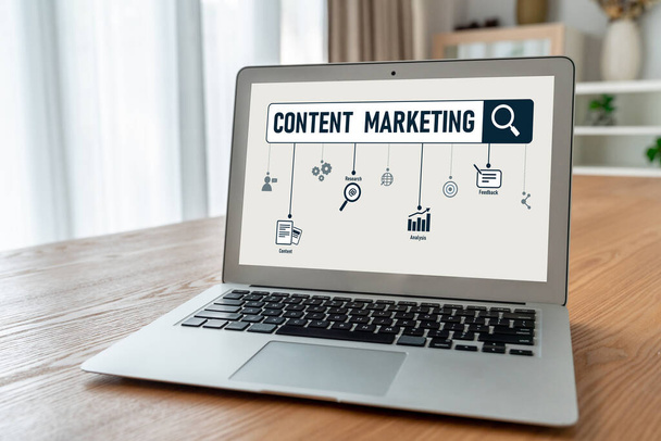 Marketing de contenidos para negocios online y estrategia de e-commerce - Foto, imagen