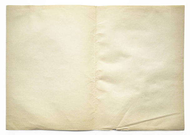 Primer plano de la hoja de papel vieja, fondo de textura - Foto, imagen