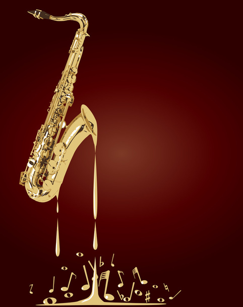 Fusion de la musique saxophone
 - Vecteur, image