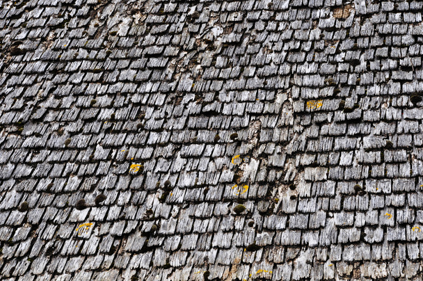 staré dřevo Taškové střechy - Fotografie, Obrázek