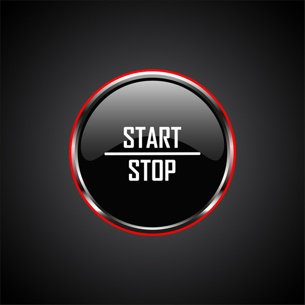 Start a stop tlačítko - Vektor, obrázek