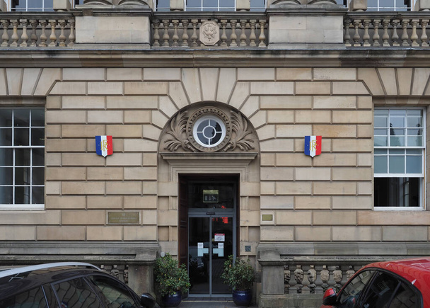 EDINBURGH, Royaume-Uni - 15 SEPTEMBRE 2023 : Consulat général de France - Photo, image