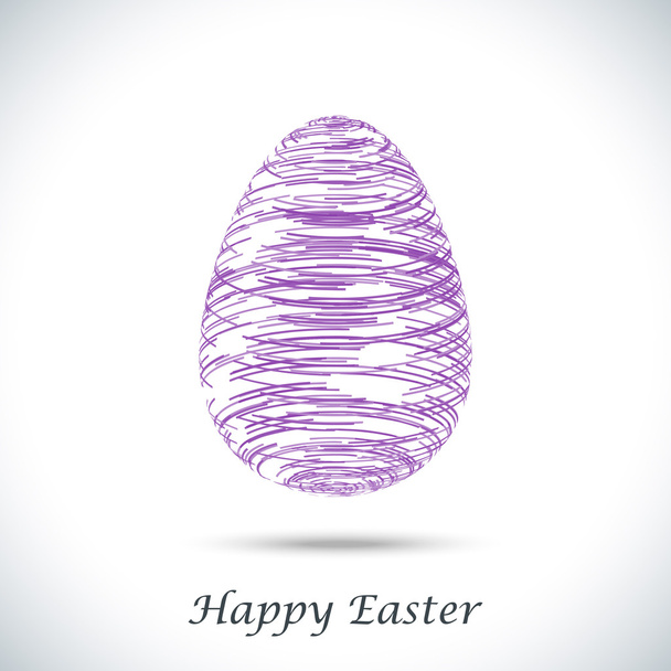 Happy Easter greeting banner. - Vector, Imagen