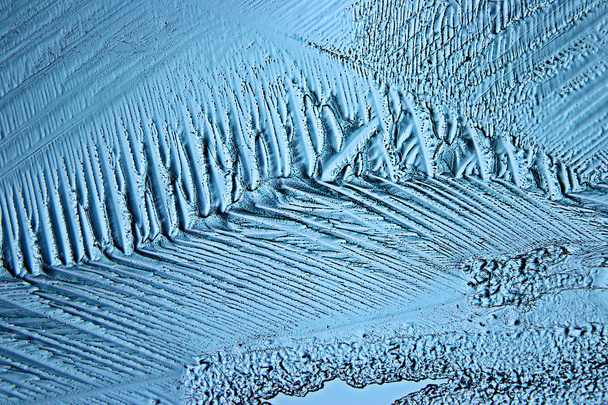Blue ice  texture  background - Valokuva, kuva