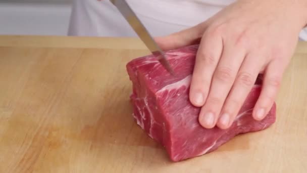 Vágás váll marhahús - Felvétel, videó