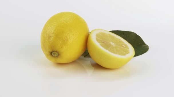 Citroenen en citroen bladeren - Video