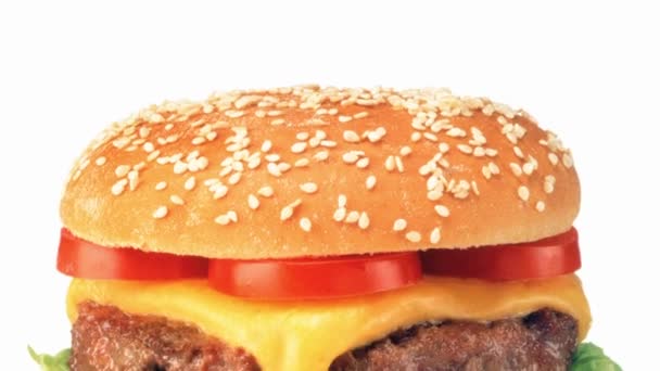 ein doppelter Cheeseburger - Filmmaterial, Video