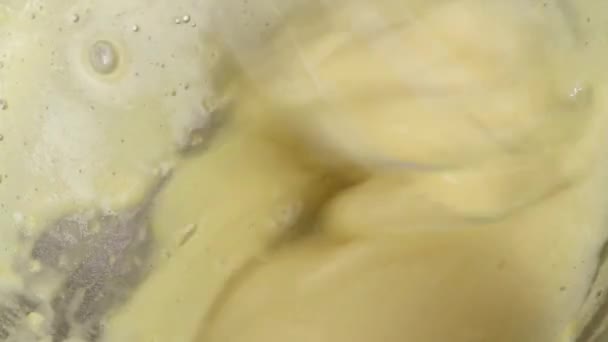 Eggs being beaten in bowl - Footage, Video