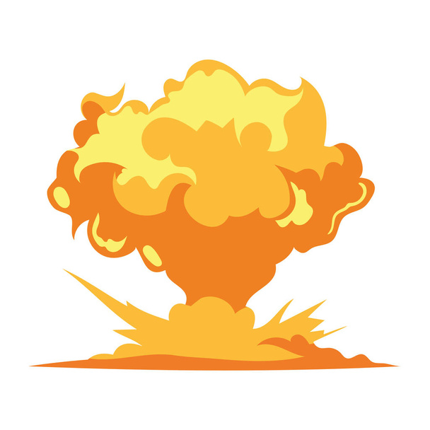 explosion effect vibrant illustration isolated - Vector, Image