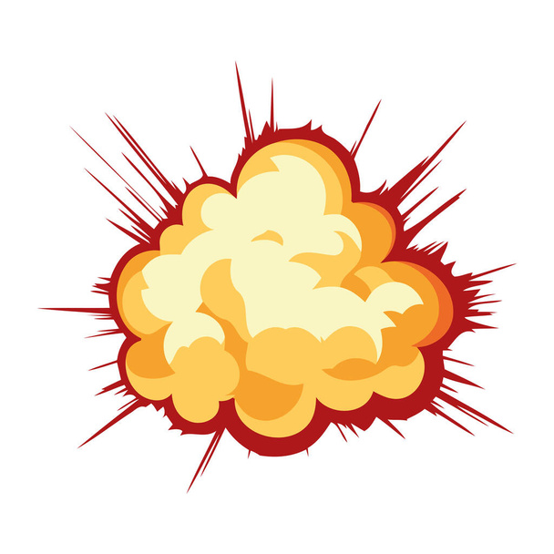 ефект вибуху легка ілюстрація ізольована - Вектор, зображення