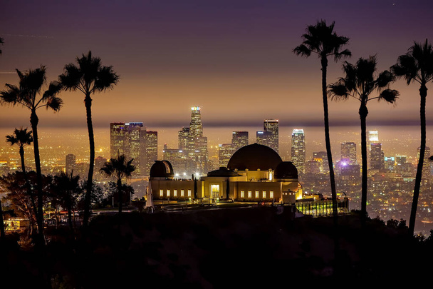 Downtown Los Angeles City Skyline, cityscape of LA, Ηνωμένες Πολιτείες - Φωτογραφία, εικόνα