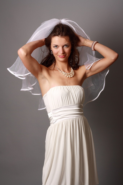 Beautiful young girl in a beautiful dress - Fotografie, Obrázek