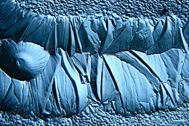 Blue ice  texture  background - Foto, afbeelding