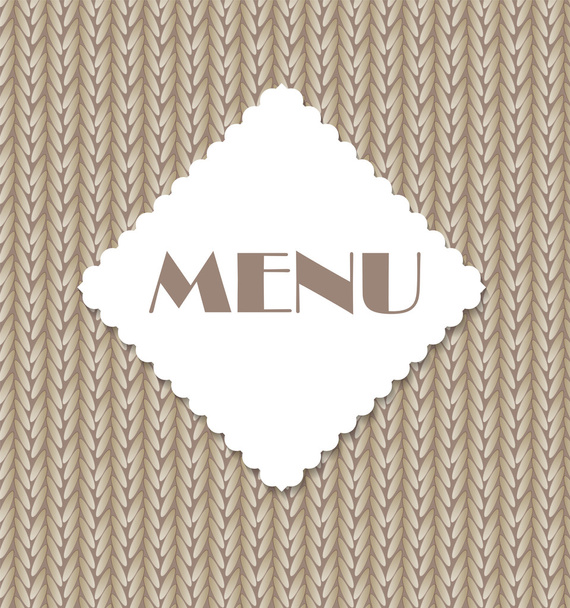 Restaurante plantilla de menú vector ilustración
 - Vector, Imagen