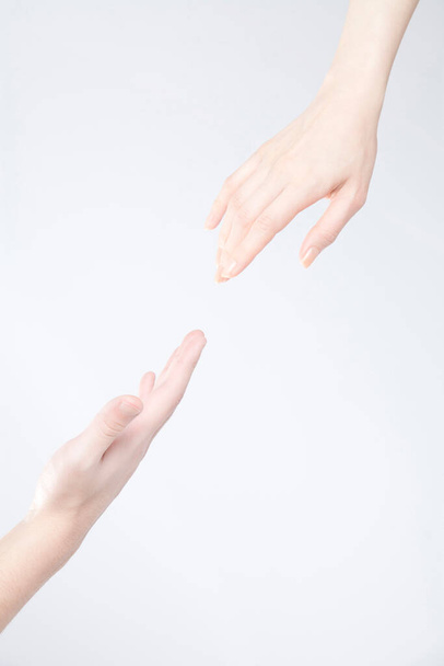 close up couple hands - Фото, изображение
