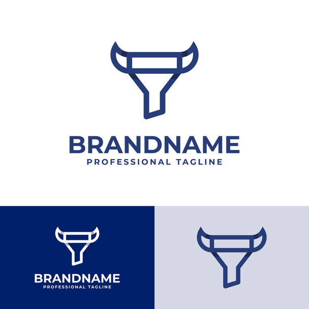 Bull Filter Logo, , suitable for business related to Bull and Filter. - Vector, Image