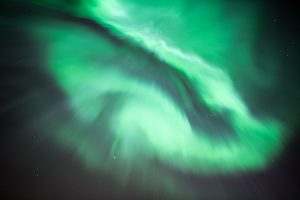 Aurora borealis veya Kuzey ışıkları. - Fotoğraf, Görsel