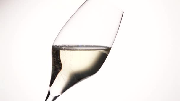 Glass of sparkling wine - Footage, Video