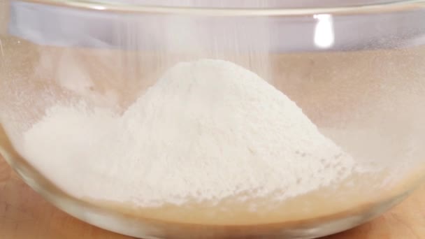 Flour being sieved - Footage, Video