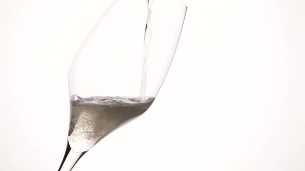 Glass of sparkling wine - Footage, Video