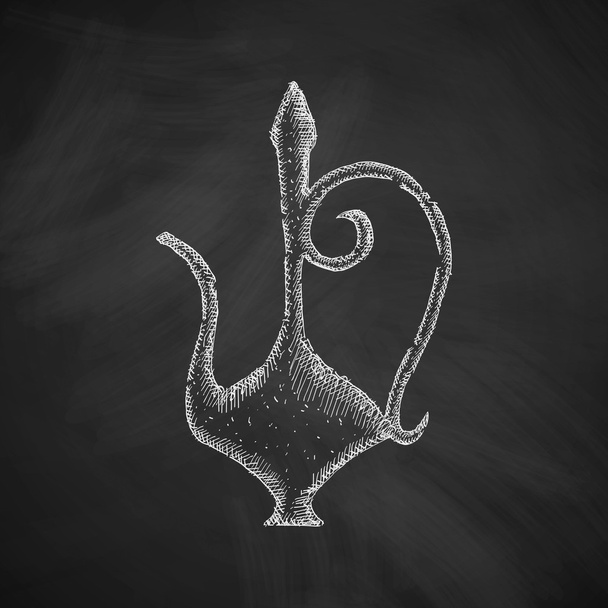 Arabic Tea pot icon - Vector, Image