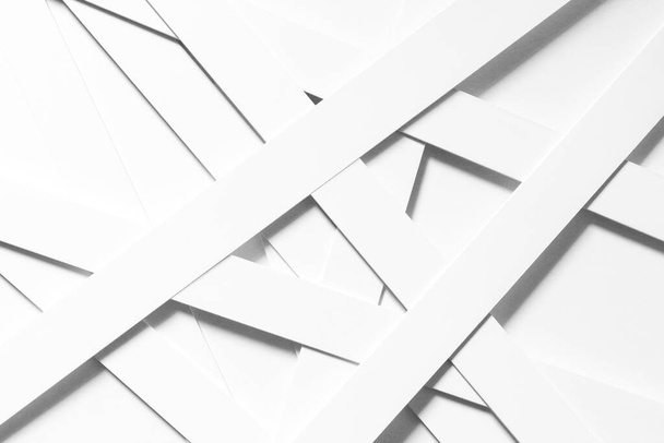 Абстрактная концепция с белыми линиями, разреженный фон - Фото, изображение