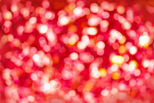 Abstract coquelicot red defocused lights background texture. - Photo, Image