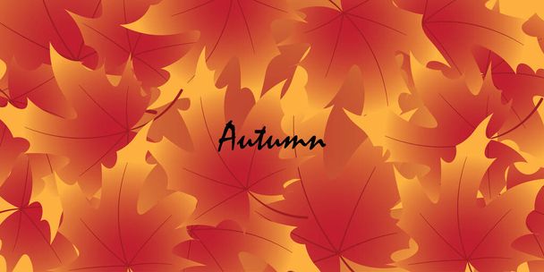 Abstraktes Hintergrunddesign mit Herbstmotiv. - Vektor, Bild