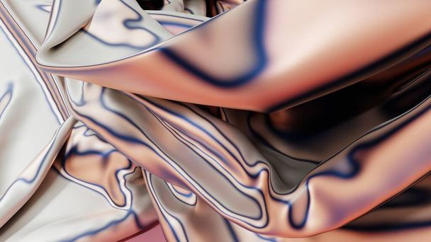 3D vykreslování, Abstraktní slik holografické duhově pozadí tapety - Fotografie, Obrázek