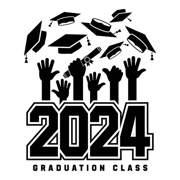 Congratulations Class 2024 Class 2024 High Stock Vector (Royalty Free)  1732252399