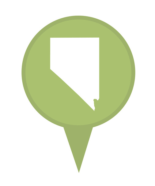 Estado de Nevada pino mapa
 - Foto, Imagem