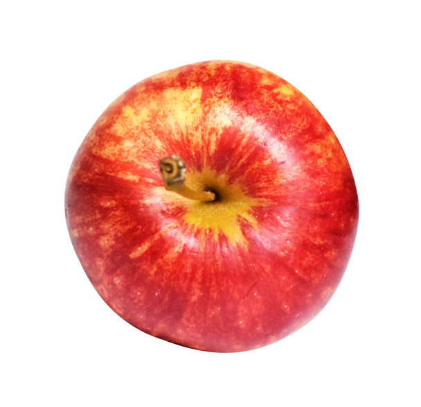 Kırmızı Gala elması kırpma yolu ile izole edilmiş, beyaz arka planda gölge yok, taze meyve - Fotoğraf, Görsel