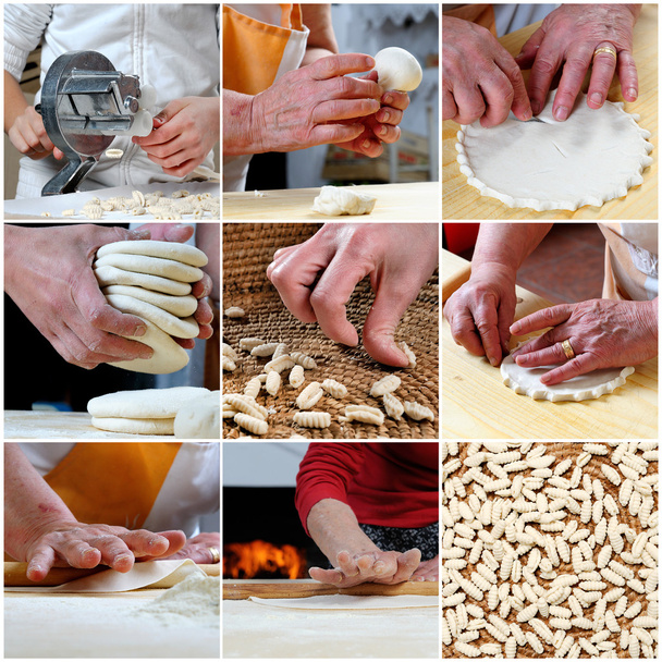 Fotokoláž těstovinových výrobků - Fotografie, Obrázek