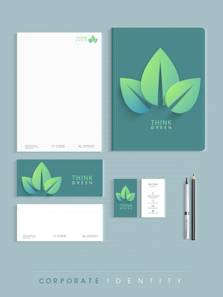 Corporate identity kit for business purpose. - Vector, Imagen