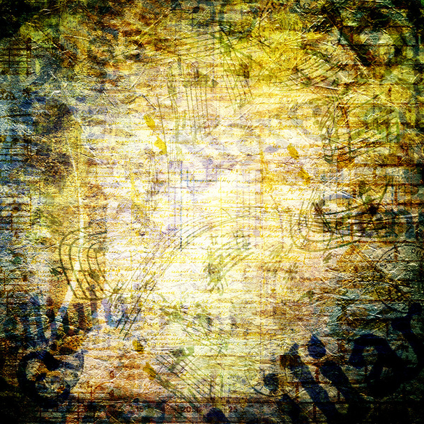 Abstract beautiful background in the style of mixed media with f - Photo, Image