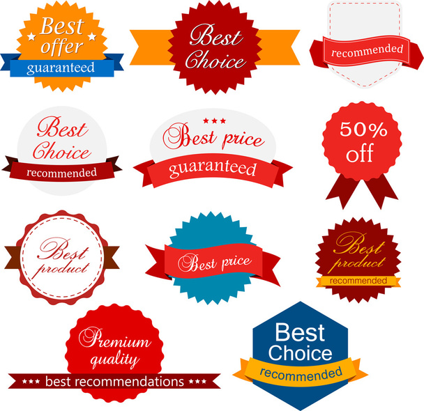 Collection of award badges.  - Vector, Imagen