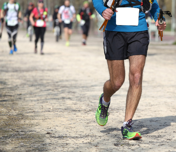 Běžec se ve finále vyhrát závod - Fotografie, Obrázek