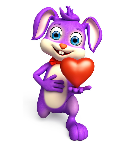  Пасхальный кролик с сердцем
  - Фото, изображение